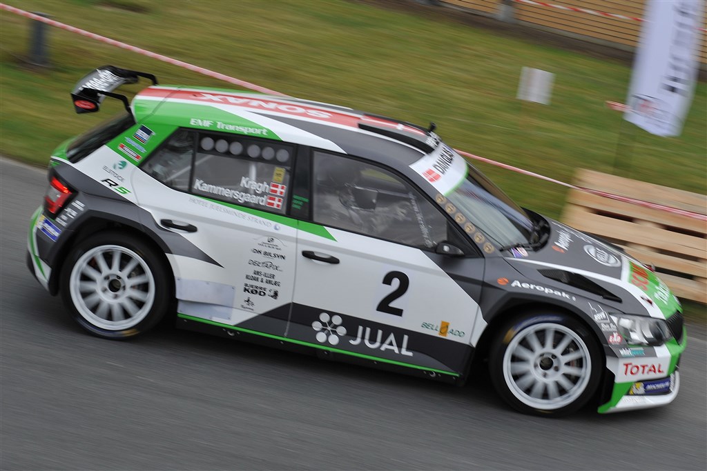 Det blev til sejr nummer fem for Ib Kragh i Birch Tvilum Rallyshow.
(Foto: Morten Alstrup)